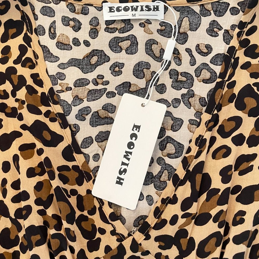 Leopard Print Sundress - Picture 3 of 4